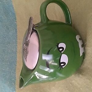 M&M's World Green Character Teapot